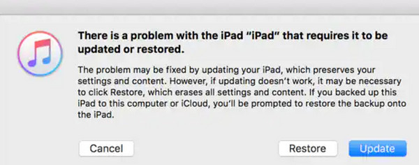 updated or restored using iTunes