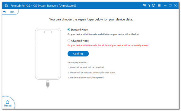 Click Confirm Button