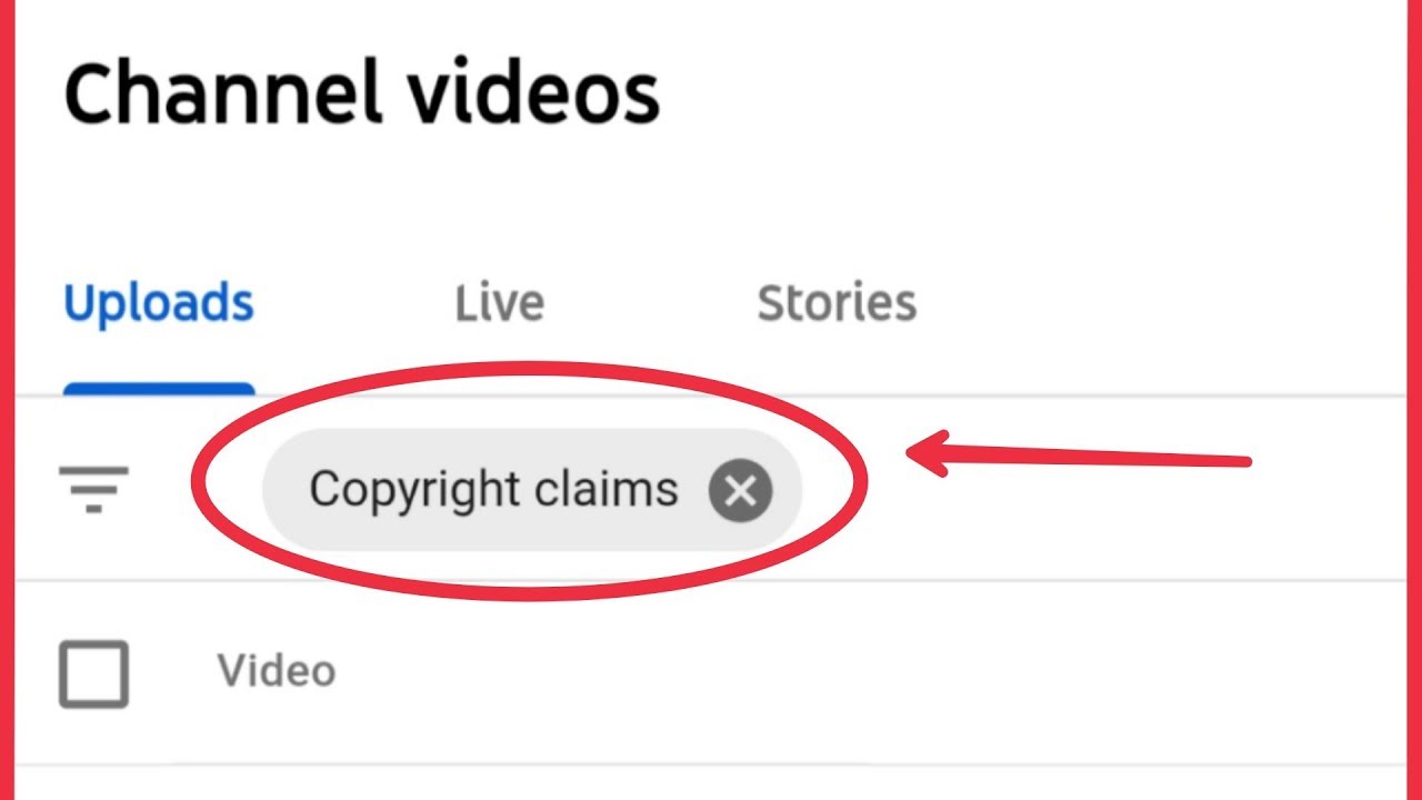 YouTube Studio for copyright claims