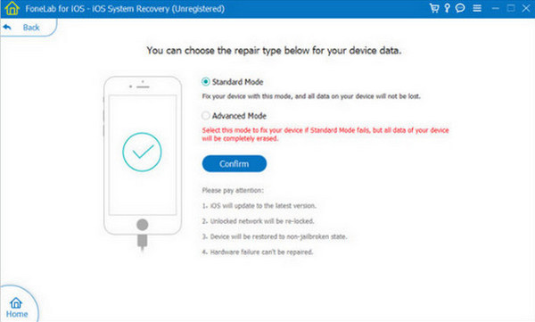 Click Confirm Button