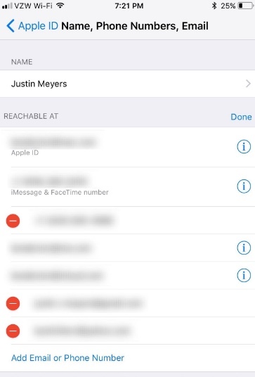 update email address
