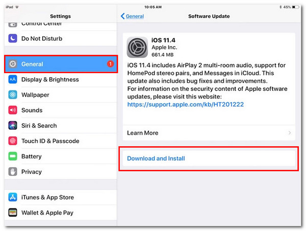 ipadをダウンロードしてインストールします