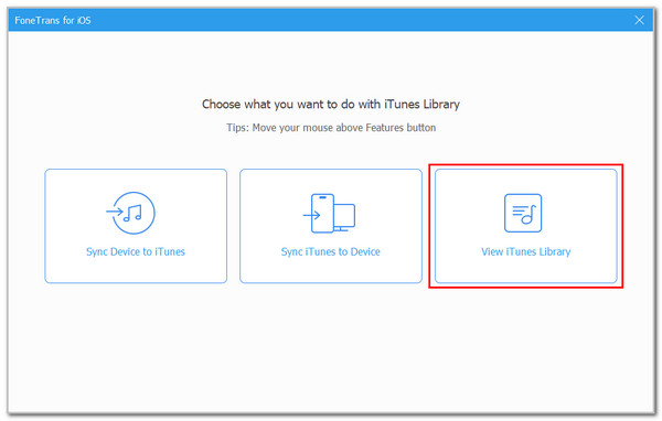 Click View iTunes Library Button