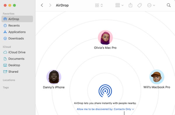 activer airdrop sur mac