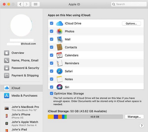 aktivera icloud-enhet