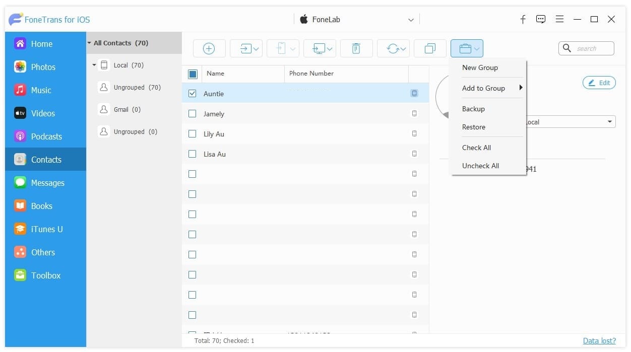 duplicate contacts