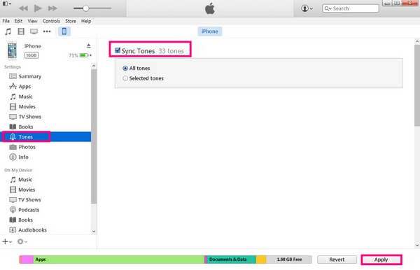 tono de llamada personalizado con itunes