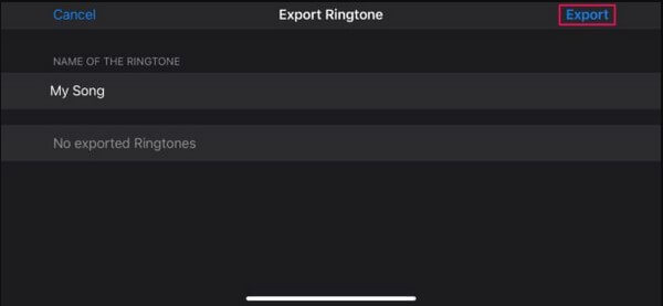 tap export