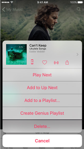 Delete Playlist from iPhone