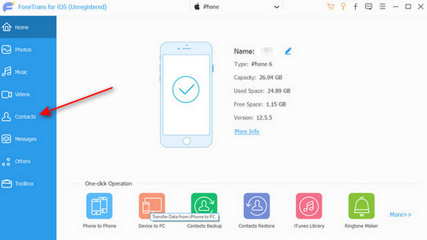 Conecte su iPhone a su PC