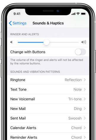 set ringtone on iphone