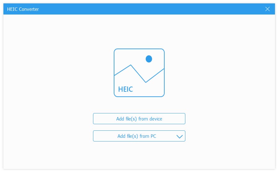 heic converter interface