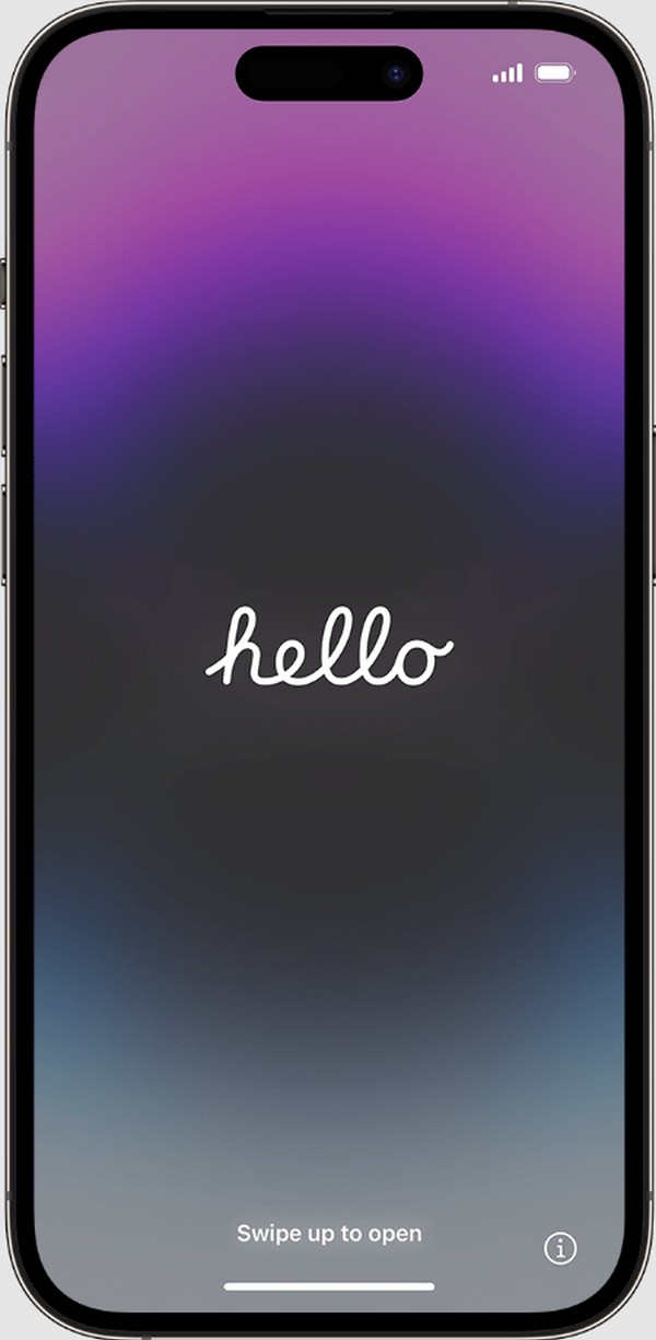 start and open iphone