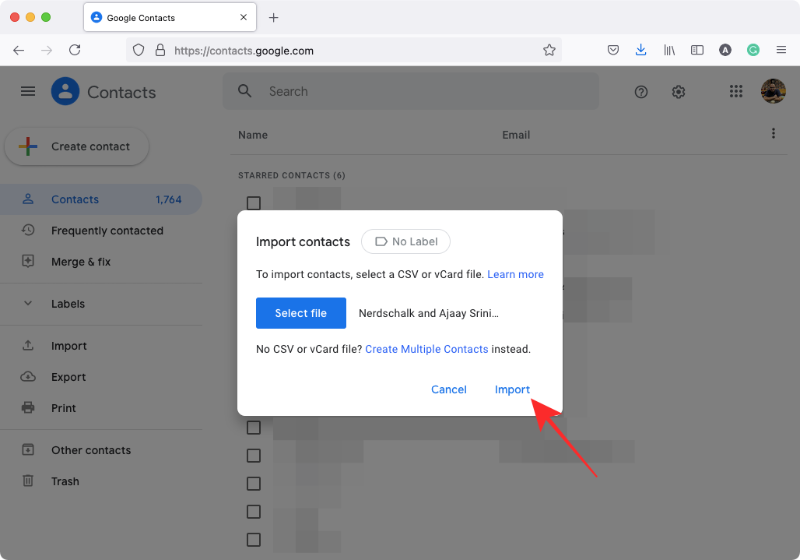 Import iCloud Contacts to Google on Official Site