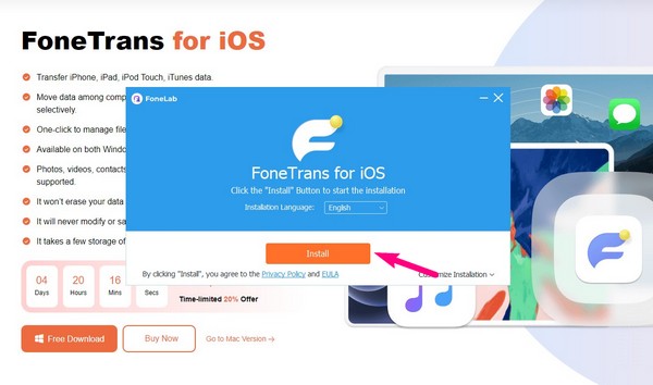 instalar fonetrans para ios