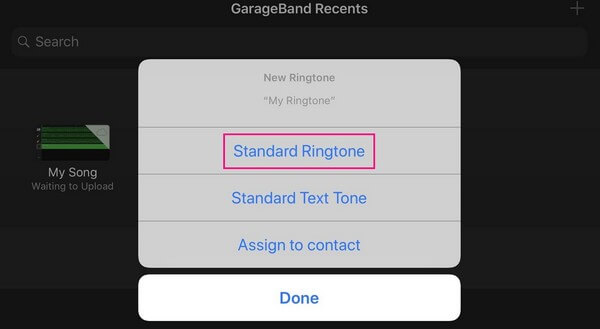 set as ringtone