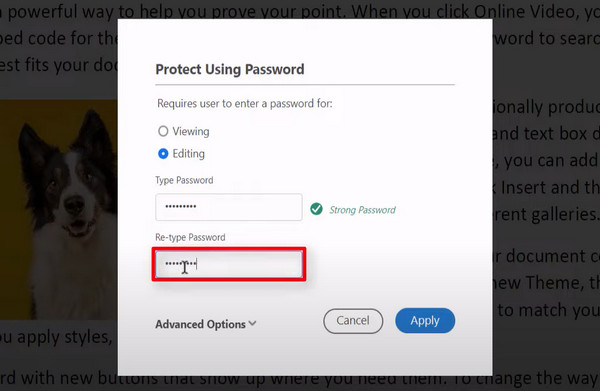 type passcode