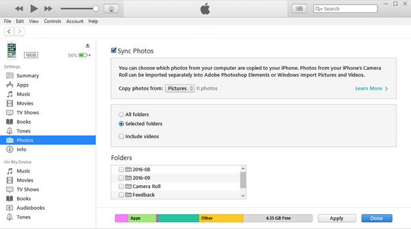 Share Photo Albums on iPhone Using iTunes
