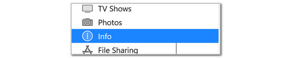 choose info
