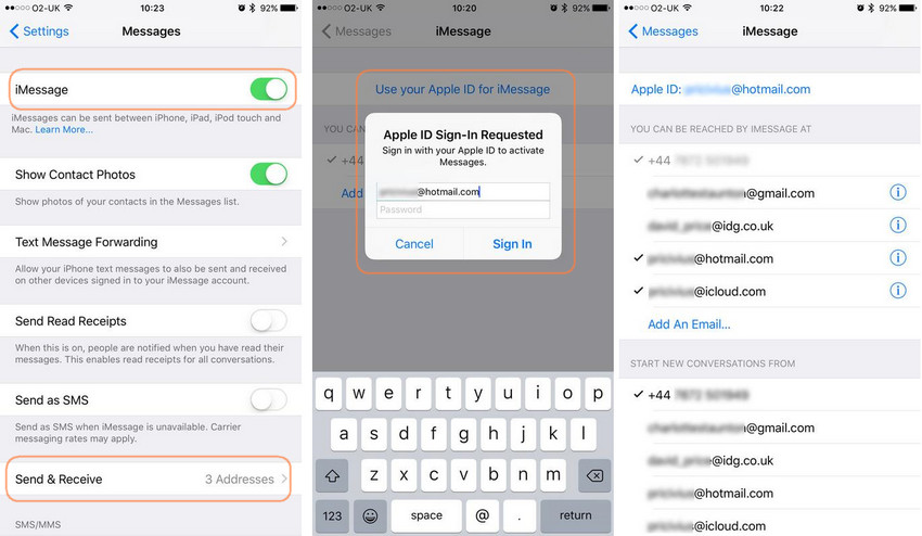 πώς να συγχρονίσετε το iPhone iMessage με Mac