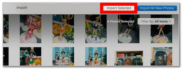 click import selected