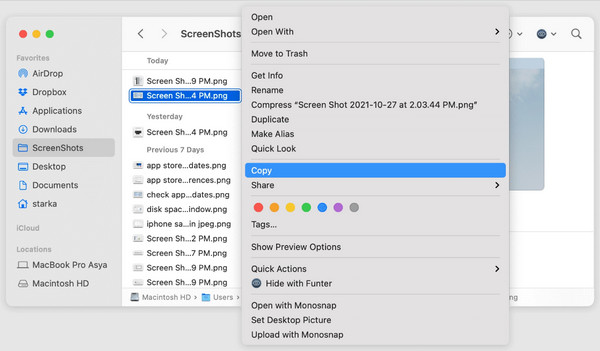 Transfer Photos Through Finder