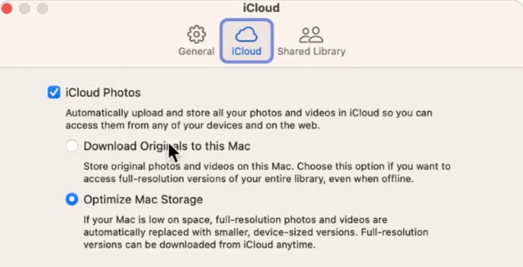 Download Originals to this Mac
