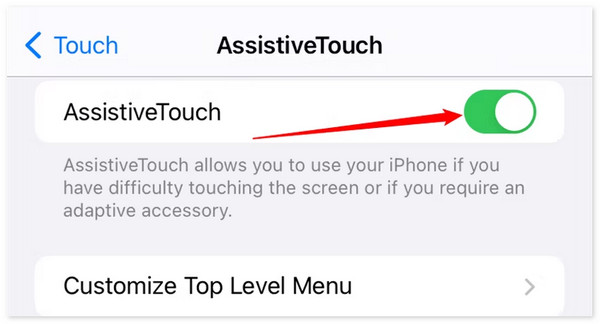 turn on iphone assistivetouch