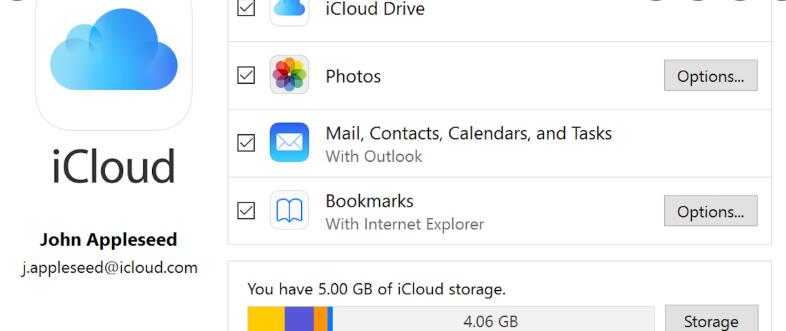 Sincronice el iPad con la computadora nueva a través de iCloud para Windows