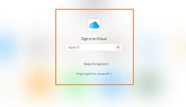 интерфейс iCloud