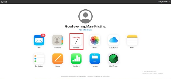 iCloud on your computer