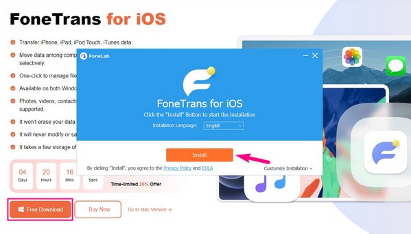 installer fonetrans pour ios