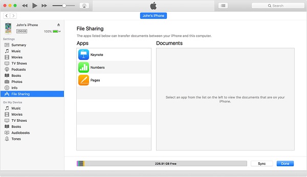 itunes fildelning