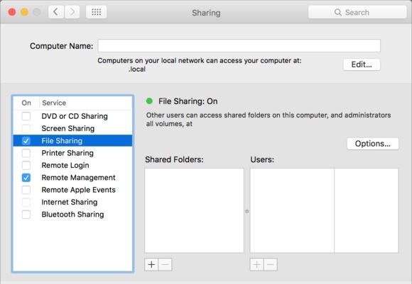 Transfer Photos from Mac to Mac with File Sharing