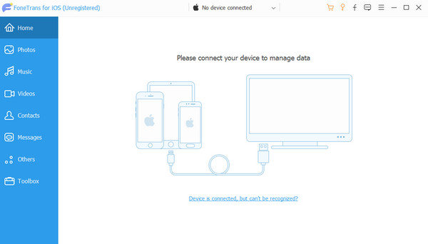 iPhoneをコンピュータに接続する