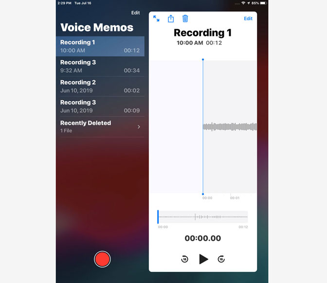 how to recover deleted files from voice recorder app iphone