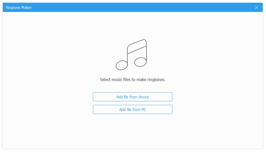 ringtone maker interface