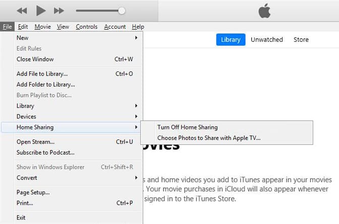 Como transmitir do iPad para o compartilhamento de casa do iTunes