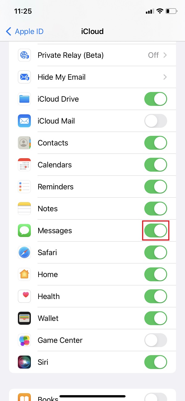 Sync iMessage from iPhone to Mac using iCloud