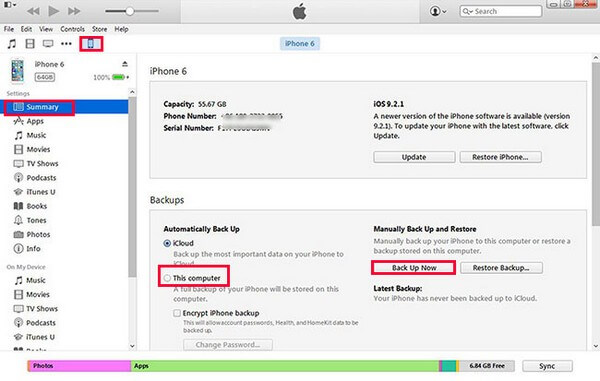 Contacten overbrengen van iPhone naar iPhone met iTunes