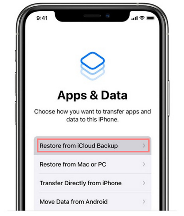 Transfer Contacts from iPhone to iPhone through iCloud Backup