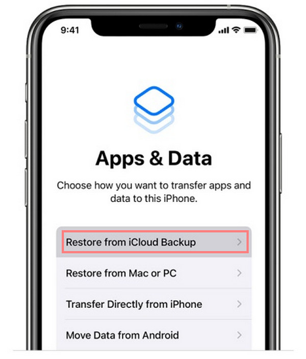 Transferir contactos de iPhone a iPhone a través de iCloud Backup