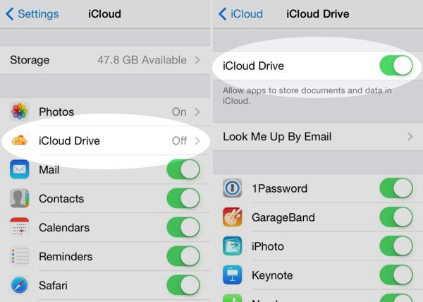 Transfer Data from iPad to iPad with iCloud Drive