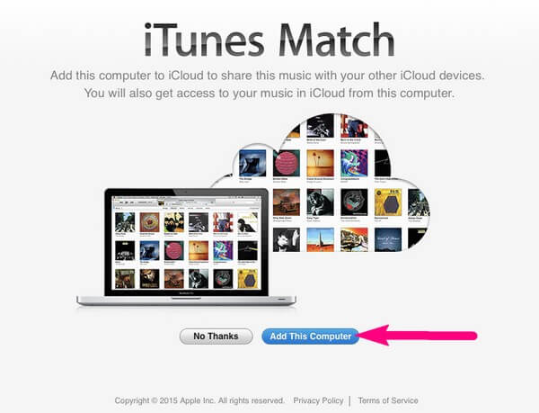 iTunes-Match diesen Computer hinzufügen