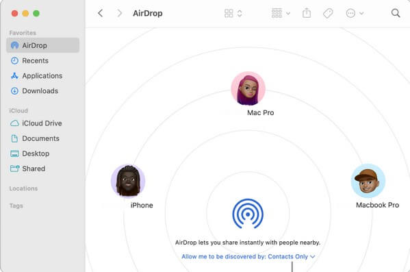 Överför foton från dator till iPhone med AirDrop