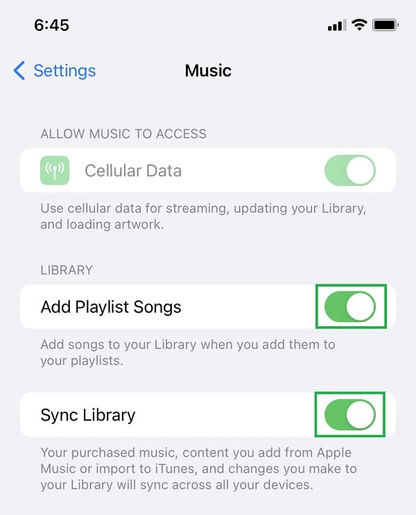 Перенос плейлиста с iPhone на iTunes через Sync Library