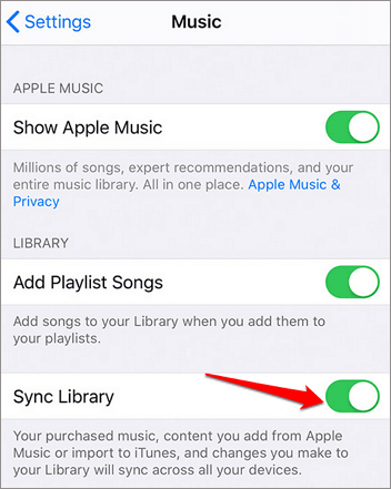 Få musikk av iPod via Apple Music