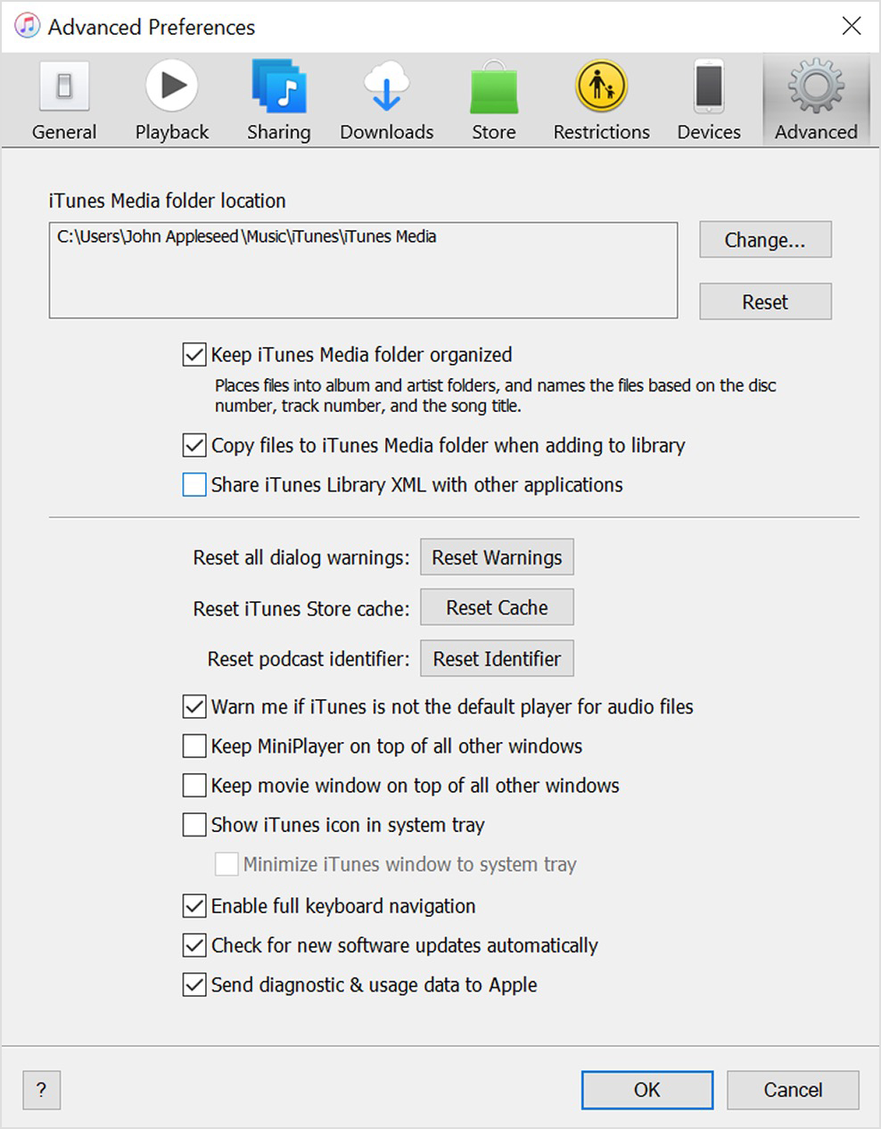 Move iTunes Library to External Hard Drive on Windows