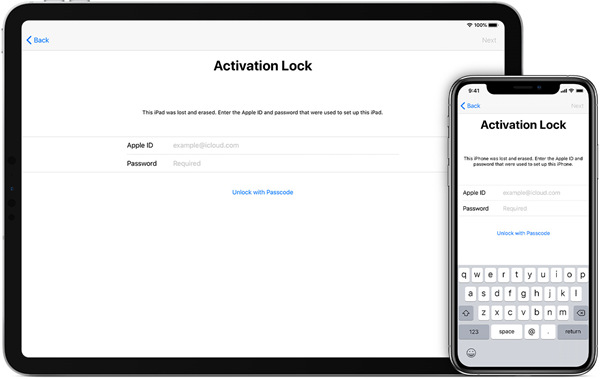 activation lock on iphone