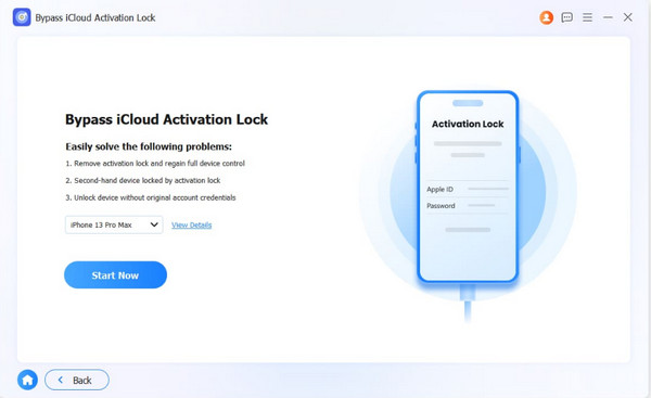 Click Start Now Button